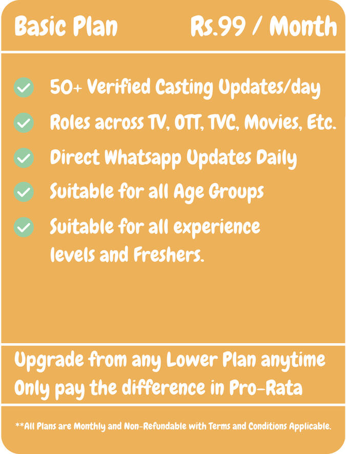Plan - Rs.999 / Month Plan - Rs.999 / Month
