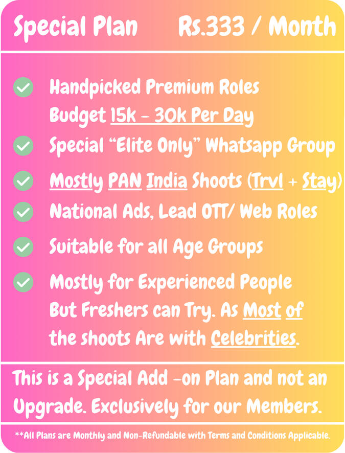 Plan - Rs.999 / Month Plan - Rs.999 / Month